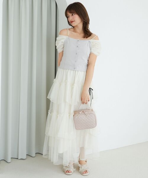 MAJESTIC LEGON / マジェスティックレゴン トートバッグ | ハートキルティングスクエアバッグ | 詳細13