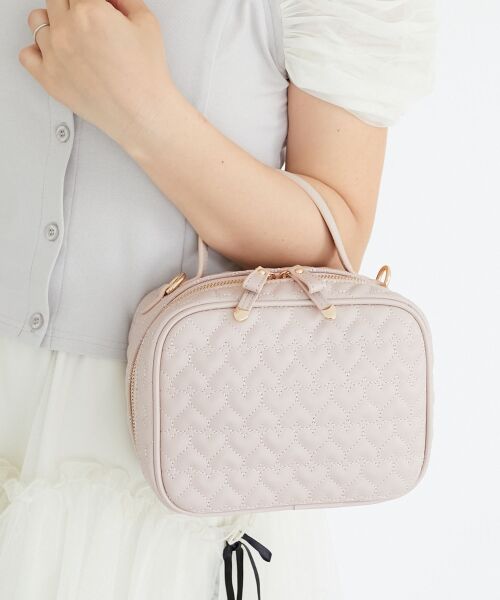 MAJESTIC LEGON / マジェスティックレゴン トートバッグ | ハートキルティングスクエアバッグ | 詳細14