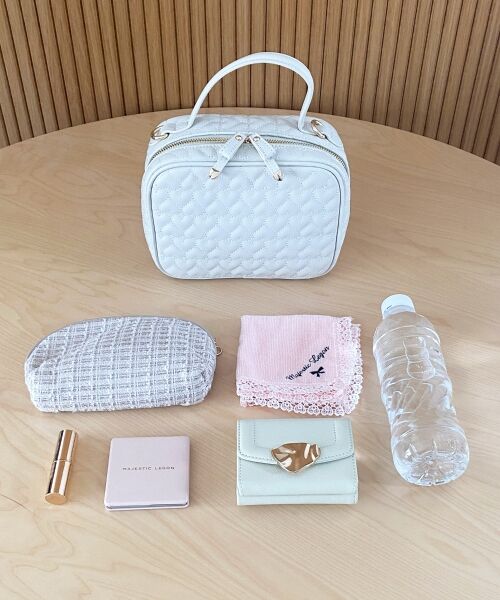 MAJESTIC LEGON / マジェスティックレゴン トートバッグ | ハートキルティングスクエアバッグ | 詳細25