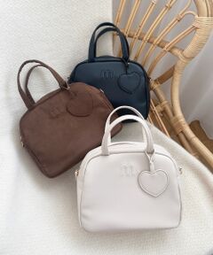 MAJESTIC LEGON / マジェスティックレゴン ボストンバッグ | ハートチャームセットスクエアボストン