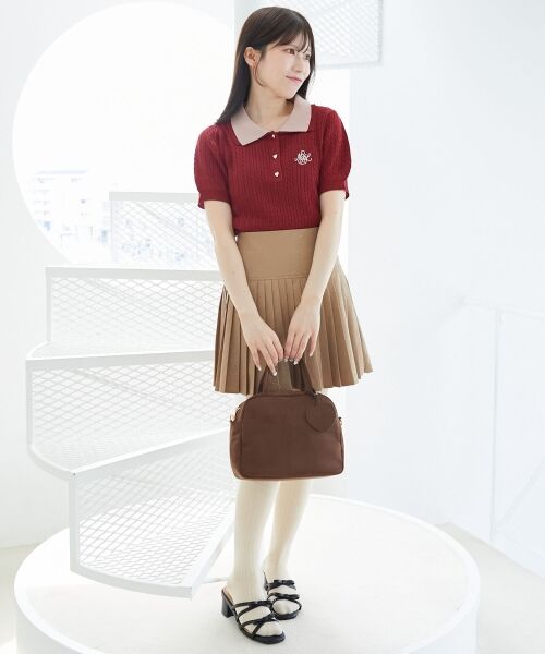 MAJESTIC LEGON / マジェスティックレゴン ボストンバッグ | ハートチャームセットスクエアボストン | 詳細10