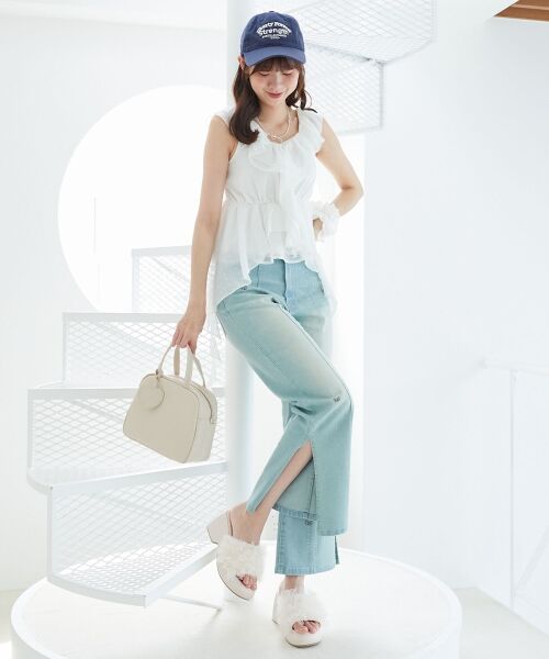 MAJESTIC LEGON / マジェスティックレゴン ボストンバッグ | ハートチャームセットスクエアボストン | 詳細2