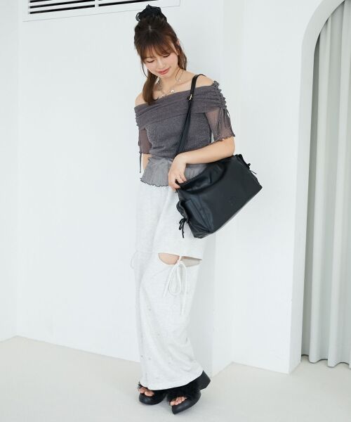 MAJESTIC LEGON / マジェスティックレゴン ショルダーバッグ | サイドリボンショルダーバッグ | 詳細12