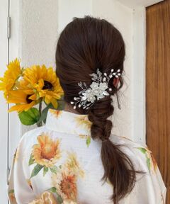 MAJESTIC LEGON / マジェスティックレゴン カチューシャ・カチューム・その他 | フラワーモチーフヘアクリップ