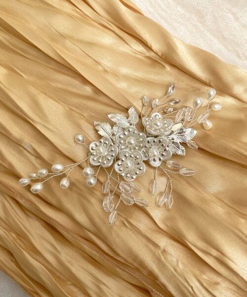 MAJESTIC LEGON / マジェスティックレゴン カチューシャ・カチューム・その他 | フラワーモチーフヘアクリップ | 詳細1