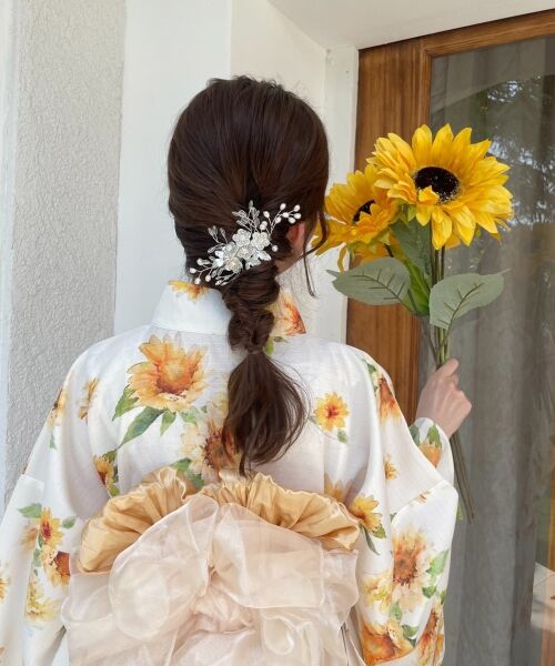 MAJESTIC LEGON / マジェスティックレゴン カチューシャ・カチューム・その他 | フラワーモチーフヘアクリップ | 詳細2