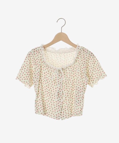 MAJESTIC LEGON / マジェスティックレゴン カットソー | フロントリボンレイヤード風トップス | 詳細24