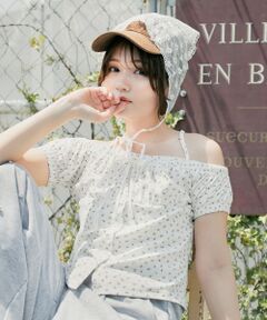 MAJESTIC LEGON / マジェスティックレゴン カットソー | リボン付きホルターネックカットソー