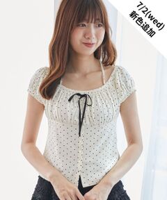 MAJESTIC LEGON / マジェスティックレゴン カットソー | リボン付きホルターネックカットソー