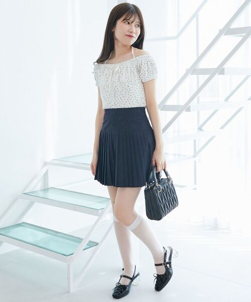 MAJESTIC LEGON / マジェスティックレゴン カットソー | リボン付きホルターネックカットソー | 詳細13