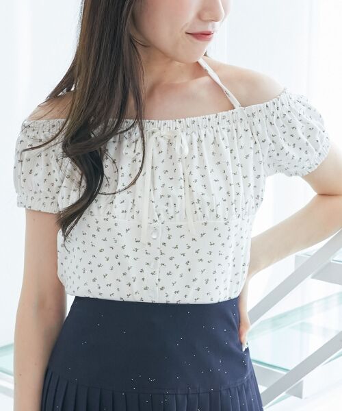 MAJESTIC LEGON / マジェスティックレゴン カットソー | リボン付きホルターネックカットソー | 詳細15