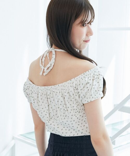 MAJESTIC LEGON / マジェスティックレゴン カットソー | リボン付きホルターネックカットソー | 詳細17