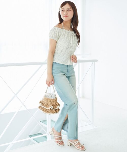 MAJESTIC LEGON / マジェスティックレゴン カットソー | リボン付きホルターネックカットソー | 詳細20