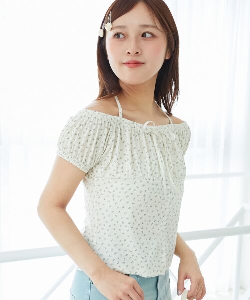 MAJESTIC LEGON / マジェスティックレゴン カットソー | リボン付きホルターネックカットソー | 詳細23