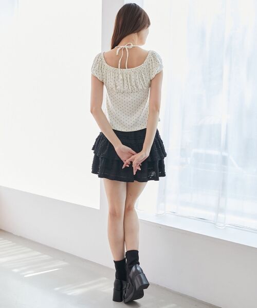 MAJESTIC LEGON / マジェスティックレゴン カットソー | リボン付きホルターネックカットソー | 詳細4