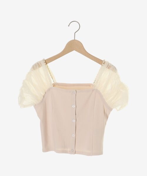 MAJESTIC LEGON / マジェスティックレゴン カットソー | パールチェーン異素材トップス | 詳細26