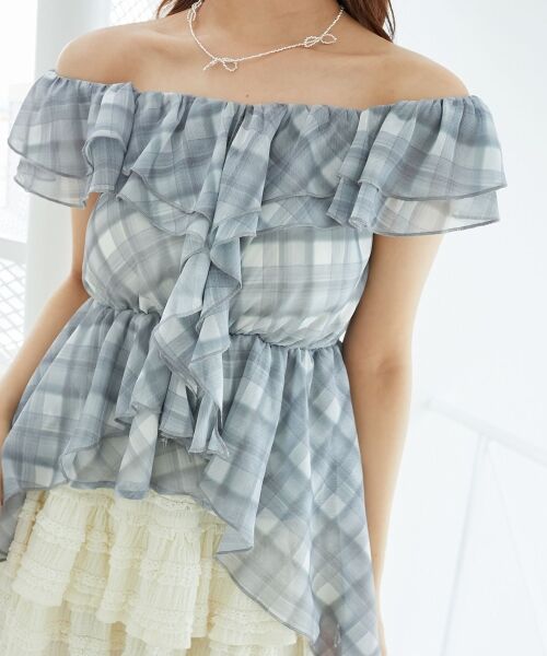 MAJESTIC LEGON / マジェスティックレゴン キャミソール・チューブトップ | フリルビスチェ | 詳細15