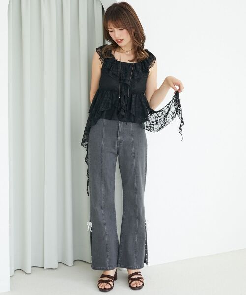 MAJESTIC LEGON / マジェスティックレゴン キャミソール・チューブトップ | フリルビスチェ | 詳細16