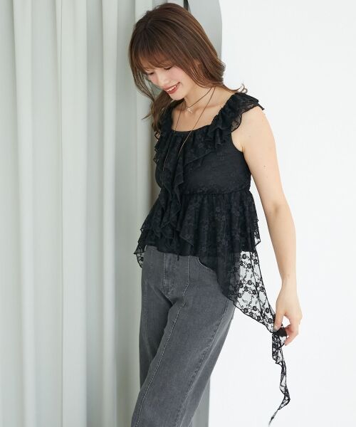 MAJESTIC LEGON / マジェスティックレゴン キャミソール・チューブトップ | フリルビスチェ | 詳細20
