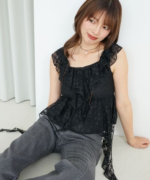 MAJESTIC LEGON / マジェスティックレゴン キャミソール・チューブトップ | フリルビスチェ | 詳細22