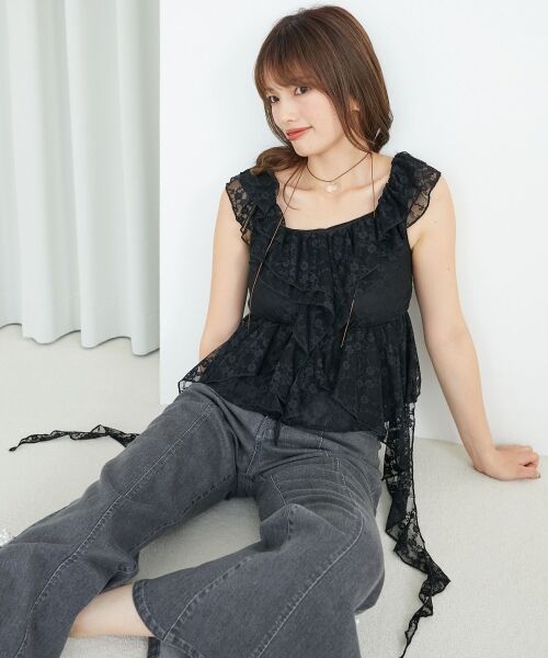 MAJESTIC LEGON / マジェスティックレゴン キャミソール・チューブトップ | フリルビスチェ | 詳細23