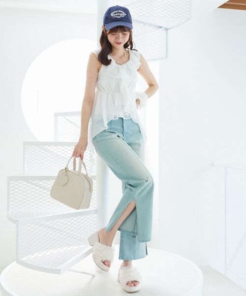 MAJESTIC LEGON / マジェスティックレゴン キャミソール・チューブトップ | フリルビスチェ | 詳細3