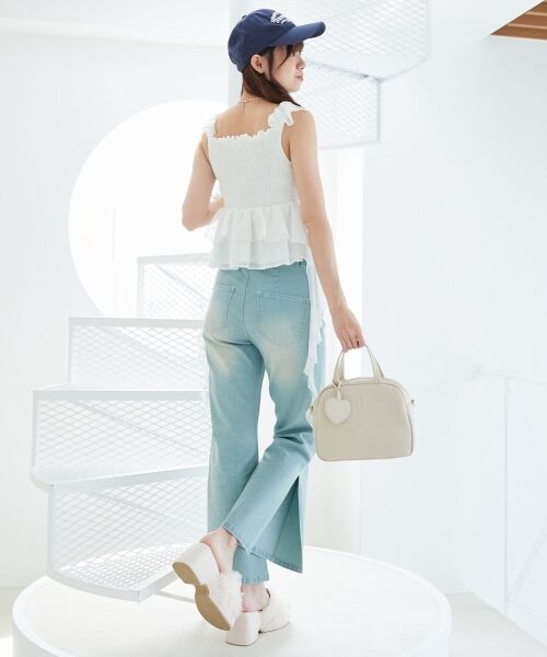 MAJESTIC LEGON / マジェスティックレゴン キャミソール・チューブトップ | フリルビスチェ | 詳細4