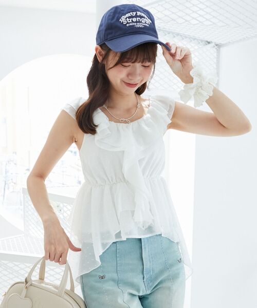 MAJESTIC LEGON / マジェスティックレゴン キャミソール・チューブトップ | フリルビスチェ | 詳細5