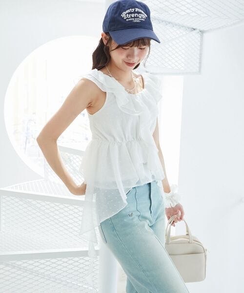 MAJESTIC LEGON / マジェスティックレゴン キャミソール・チューブトップ | フリルビスチェ | 詳細6