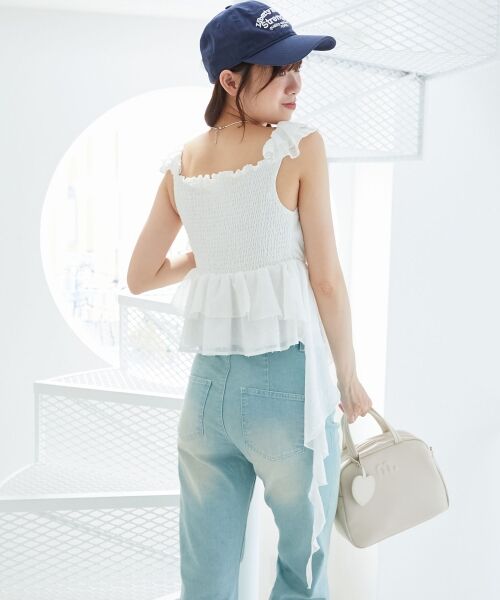 MAJESTIC LEGON / マジェスティックレゴン キャミソール・チューブトップ | フリルビスチェ | 詳細7