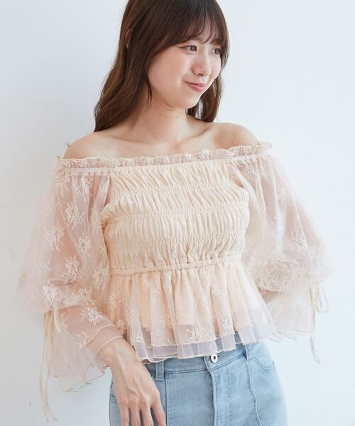 MAJESTIC LEGON / マジェスティックレゴン シャツ・ブラウス | ◎2wayペプラムシアーブラウス | 詳細11