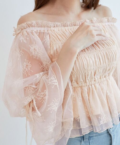 MAJESTIC LEGON / マジェスティックレゴン シャツ・ブラウス | ◎2wayペプラムシアーブラウス | 詳細14