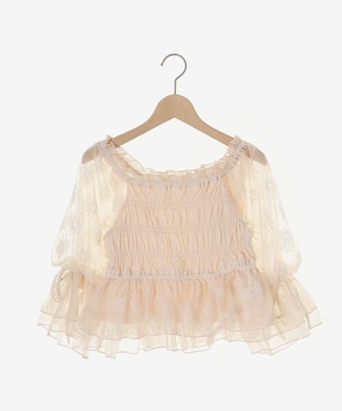 MAJESTIC LEGON / マジェスティックレゴン シャツ・ブラウス | ◎2wayペプラムシアーブラウス | 詳細23