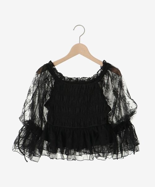 MAJESTIC LEGON / マジェスティックレゴン シャツ・ブラウス | ◎2wayペプラムシアーブラウス | 詳細24