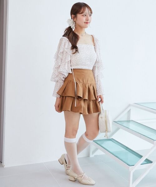 MAJESTIC LEGON / マジェスティックレゴン シャツ・ブラウス | キャミセットフリルブラウス | 詳細13