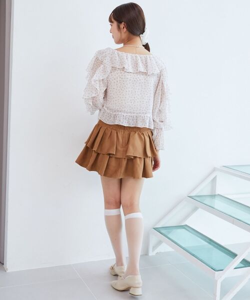 MAJESTIC LEGON / マジェスティックレゴン シャツ・ブラウス | キャミセットフリルブラウス | 詳細14