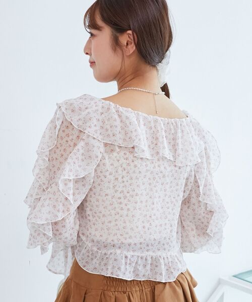 MAJESTIC LEGON / マジェスティックレゴン シャツ・ブラウス | キャミセットフリルブラウス | 詳細17