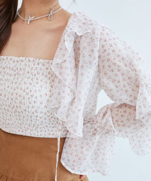 MAJESTIC LEGON / マジェスティックレゴン シャツ・ブラウス | キャミセットフリルブラウス | 詳細18