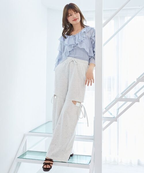 MAJESTIC LEGON / マジェスティックレゴン シャツ・ブラウス | キャミセットフリルブラウス | 詳細20