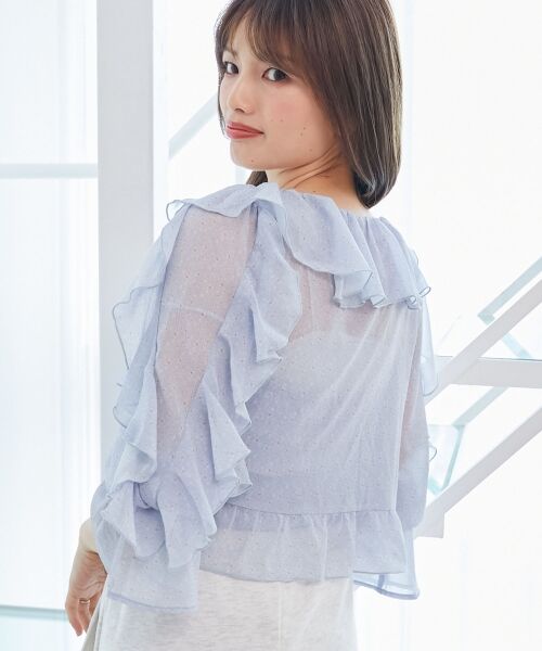 MAJESTIC LEGON / マジェスティックレゴン シャツ・ブラウス | キャミセットフリルブラウス | 詳細26