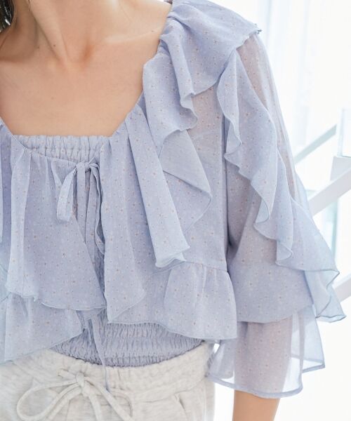 MAJESTIC LEGON / マジェスティックレゴン シャツ・ブラウス | キャミセットフリルブラウス | 詳細27