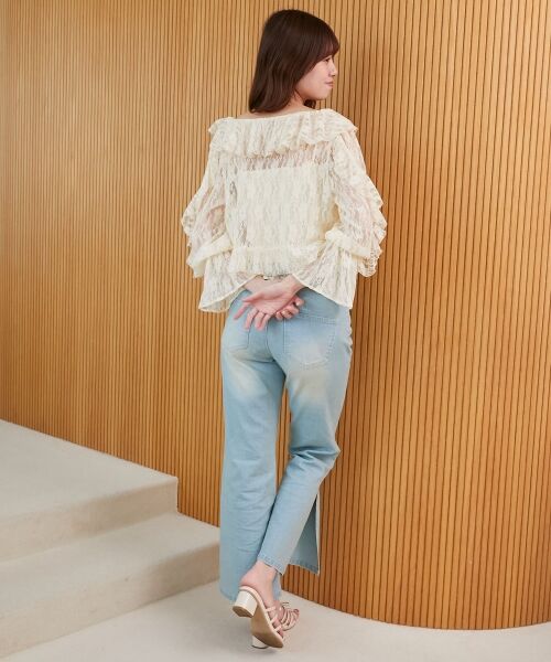 MAJESTIC LEGON / マジェスティックレゴン シャツ・ブラウス | キャミセットフリルブラウス | 詳細7