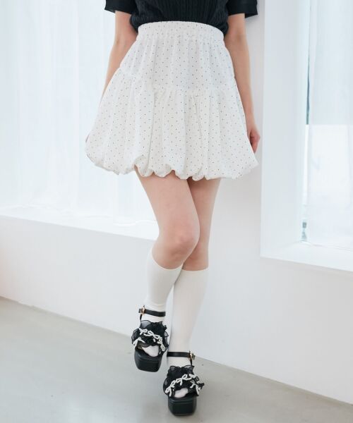 MAJESTIC LEGON / マジェスティックレゴン ミニ・ひざ丈スカート | バルーンミニスカパン | 詳細10