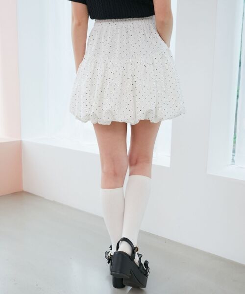 MAJESTIC LEGON / マジェスティックレゴン ミニ・ひざ丈スカート | バルーンミニスカパン | 詳細12