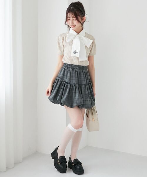 MAJESTIC LEGON / マジェスティックレゴン ミニ・ひざ丈スカート | バルーンミニスカパン | 詳細17