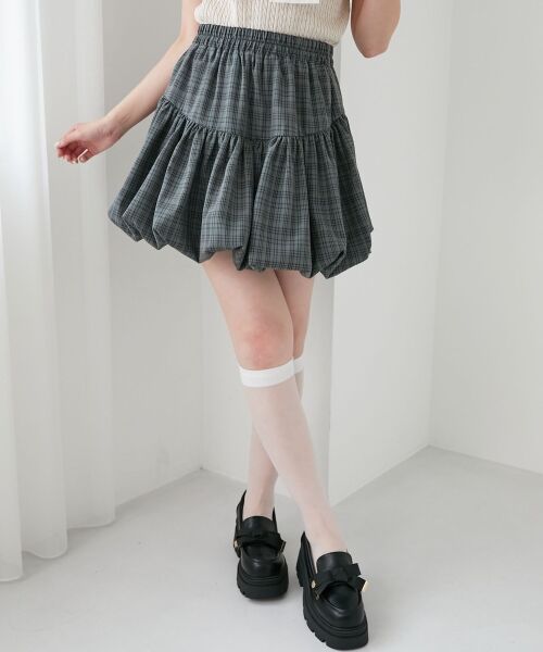 MAJESTIC LEGON / マジェスティックレゴン ミニ・ひざ丈スカート | バルーンミニスカパン | 詳細20
