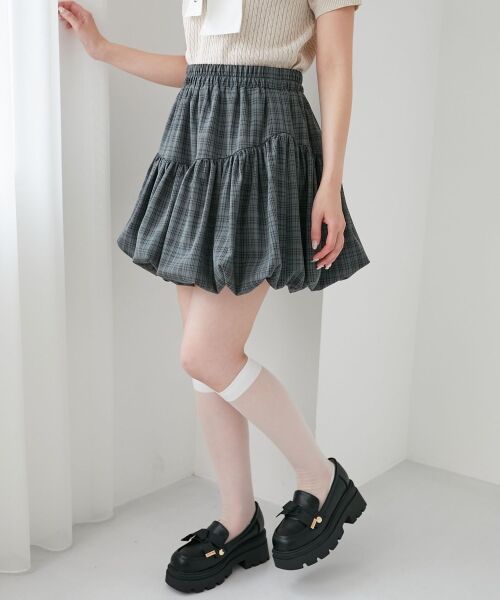 MAJESTIC LEGON / マジェスティックレゴン ミニ・ひざ丈スカート | バルーンミニスカパン | 詳細21