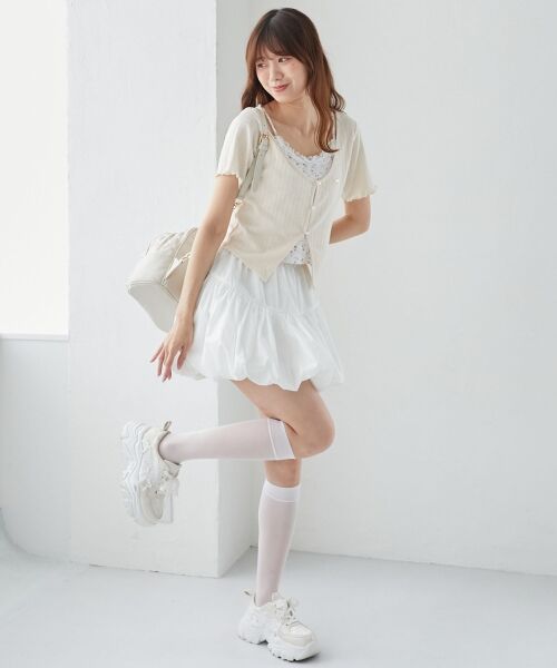 MAJESTIC LEGON / マジェスティックレゴン ミニ・ひざ丈スカート | バルーンミニスカパン | 詳細27