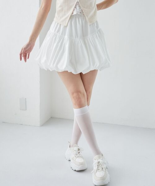 MAJESTIC LEGON / マジェスティックレゴン ミニ・ひざ丈スカート | バルーンミニスカパン | 詳細29