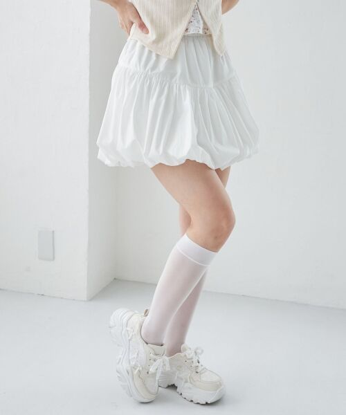 MAJESTIC LEGON / マジェスティックレゴン ミニ・ひざ丈スカート | バルーンミニスカパン | 詳細30